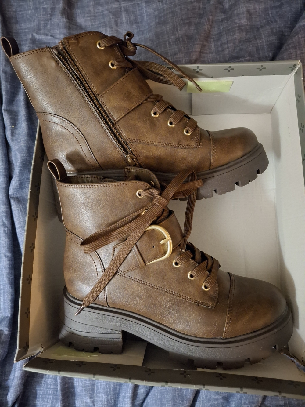 Sun & Stone Boots with Buckle Detail
